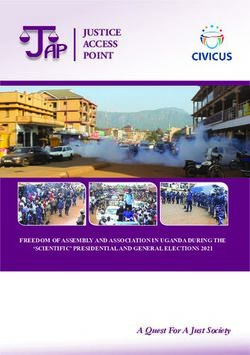 JUSTICE ACCESS POINT - A Quest For A Just Society FREEDOM OF ASSEMBLY AND ASSOCIATION IN UGANDA DURING THE - Justice ...