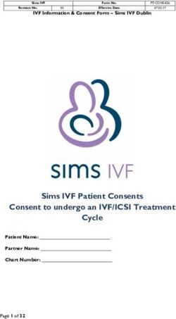 Sims IVF Patient Consents Consent to undergo an IVF/ICSI Treatment Cycle