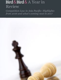 A Year in Review Competition Law in Asia Pacific: Highlights from 2016 and what's coming next in 2017