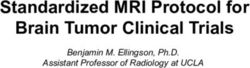 Standardized MRI Protocol for Brain Tumor Clinical Trials - Benjamin M. Ellingson, Ph.D. Assistant Professor of Radiology at UCLA - QIBA Wiki