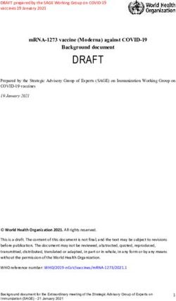 DRAFT mRNA-1273 vaccine (Moderna) against COVID-19 Background document - World Health Organization