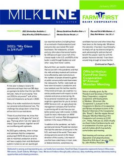 FIRSTHAND - FarmFirst Dairy Cooperative