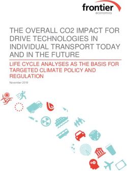 THE OVERALL CO2 IMPACT FOR DRIVE TECHNOLOGIES IN INDIVIDUAL TRANSPORT TODAY AND IN THE FUTURE - LIFE CYCLE ANALYSES AS THE BASIS FOR TARGETED ...