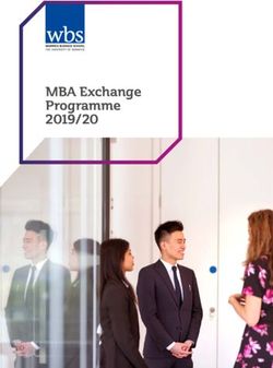 MBA Exchange Programme 2019/20
