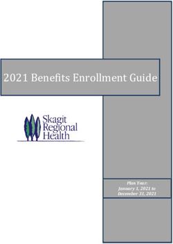 2021 Benefits Enrollment Guide - Plan Year: January 1, 2021 to December 31, 2021 - Skagit Regional Health