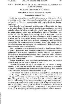 SOA'IE LETHAL EFFECTS OF ULTRA-VIOLET RADIATION ON FUNGUS SPORES - PNAS