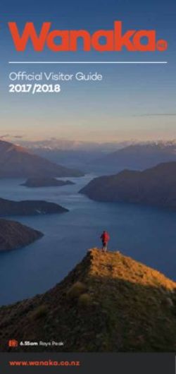Official Visitor Guide 2017/2018 - www.wanaka.co.nz - Lake Wanaka Tourism