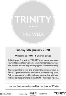 Sunday 5th January 2020 - TRINITY Church Lewes