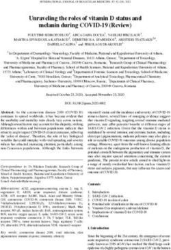 Unraveling the roles of vitamin D status and melanin during CovID 19 (Review)