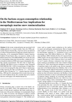 On the barium-oxygen consumption relationship in the Mediterranean Sea: implications for mesopelagic marine snow remineralization - Biogeosciences