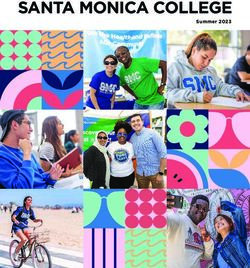 SANTA MONICA COLLEGE Summer 2023