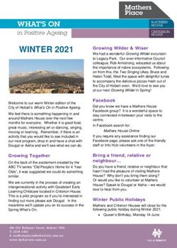 WINTER 2021 - Hobart City Council