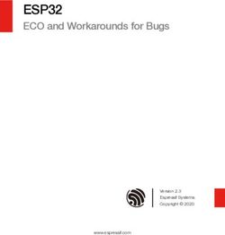 ESP32 ECO and Workarounds for Bugs - Version 2.3 Espressif Systems Copyright 2020