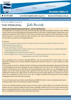 1st September 2021 0397053800 www.strathairdps.vic.edu.au - Strathaird Primary School