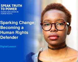 Sparking Change; Becoming a Human Rights Defender - Digital Lesson - Speak Truth to Power
