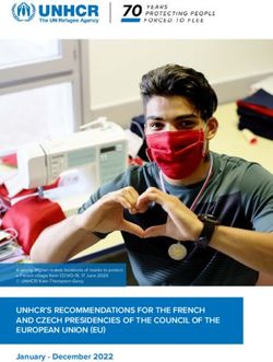 UNHCR'S RECOMMENDATIONS FOR THE FRENCH AND CZECH PRESIDENCIES OF THE COUNCIL OF THE EUROPEAN UNION (EU) - January - December 2022 - ReliefWeb