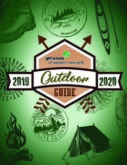 2019 Outdoor 2020 - Girl Scouts of Western New York
