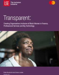 Transparent: Creating Organisations Inclusive of Black Women in Finance, Professional Services and Big Technology - London School of Economics