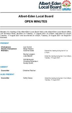OPEN MINUTES Albert-Eden Local Board - Tuesday, 17 August 2021
