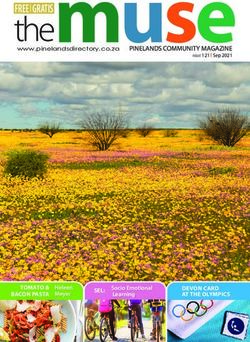 The PINELANDS COMMUNITY MAGAZINE - issue 121 | Sep 2021 - Pinelands Directory