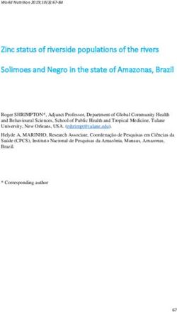 Zinc status of riverside populations of the rivers Solimoes and Negro in the state of Amazonas, Brazil