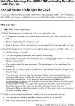 ANNUAL NOTICE OF CHANGES FOR 2022 - METROPLUS ADVANTAGE PLAN (HMO-DSNP) OFFERED BY METROPLUS HEALTH PLAN, INC - NET