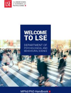 TO LSE WELCOME DEPARTMENT OF