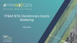 FP&M SETA Discretionary Grants Workshop 2020-2021