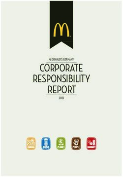CORPORATE RESPONSIBILITY REPORT - MCDONALD'S GERMANY 2013 - MCDONALD'S