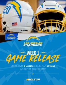 AME RELEASE LOS ANGELES CHARGERS @ CINCINNATI BENGALS SUN. SEPT. 13, 2020 | 1:05 PM PT - NFL.com