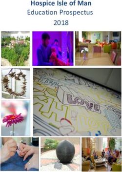 Hospice Isle of Man Education Prospectus 2018 - Hospice IOM