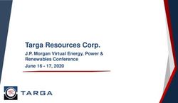 Targa Resources Corp - J.P. Morgan Virtual Energy, Power & Renewables Conference June 16 - 17, 2020
