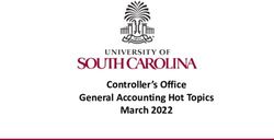 Controller's Office General Accounting Hot Topics March 2022
