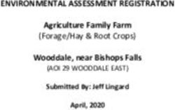 ENVIRONMENTAL ASSESSMENT REGISTRATION - Agriculture Family Farm (Forage/Hay & Root Crops) Wooddale, near Bishops Falls (AOI 29 WOODDALE EAST) ...