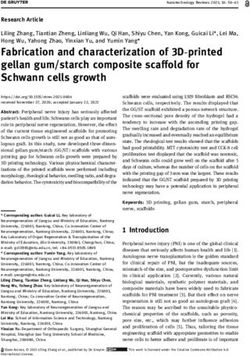 Fabrication and characterization of 3D-printed gellan gum/starch composite scaffold for Schwann cells growth