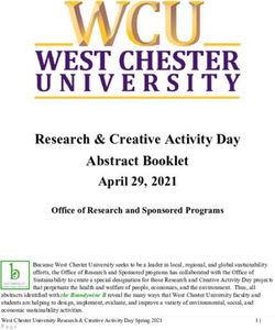Research & Creative Activity Day Abstract Booklet - West ...