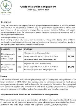 Outdoors at Union Cong Nursery - 2021-2022 School Year - Union Cong ...