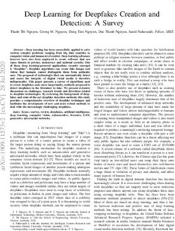 Deep Learning for Deepfakes Creation and Detection: A Survey - arXiv