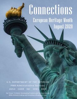 Connections European Heritage Month August 2020 - US Department of ...