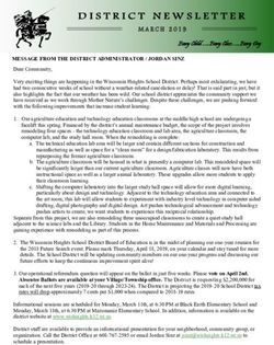 Every Child ..Every Class ..Every Day - Wisconsin Heights School District