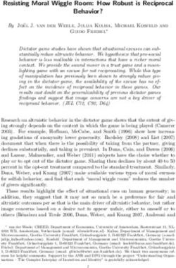 Resisting Moral Wiggle Room: How Robust is Reciprocal Behavior?