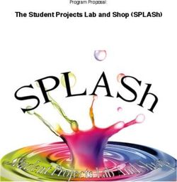 The Student Projects Lab and Shop (SPLASh) - Program Proposal