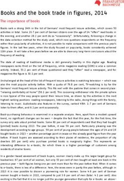 Books and the book trade in figures, 2014