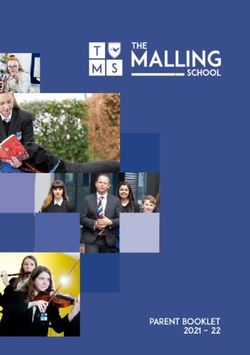 PARENT BOOKLET - The Malling School
