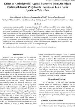 Effect of Antimicrobial Agents Extracted from American Cockroach Insect Periplaneta Americana L. on Some Species of Microbes