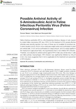 Possible Antiviral Activity of 5-Aminolevulinic Acid in Feline Infectious Peritonitis Virus (Feline Coronavirus) Infection
