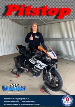 Pitstop - Edition #628 July/August 2020 Free for Members Non-Members $2 AUTHORISED PRINT POST NUMBER PP100001045 - Benalla Auto Club