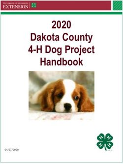 Dakota County 4-H Dog Project Handbook 2020