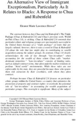An Alternative View of Immigrant Exceptionalism, Particularly As It Relates to Blacks: A Response to Chua and Rubenfeld