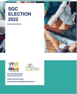 SGC ELECTION 2022 2018 - SGC ELECTION GUIDE Fulton County Schools Governance & Flexibility Department